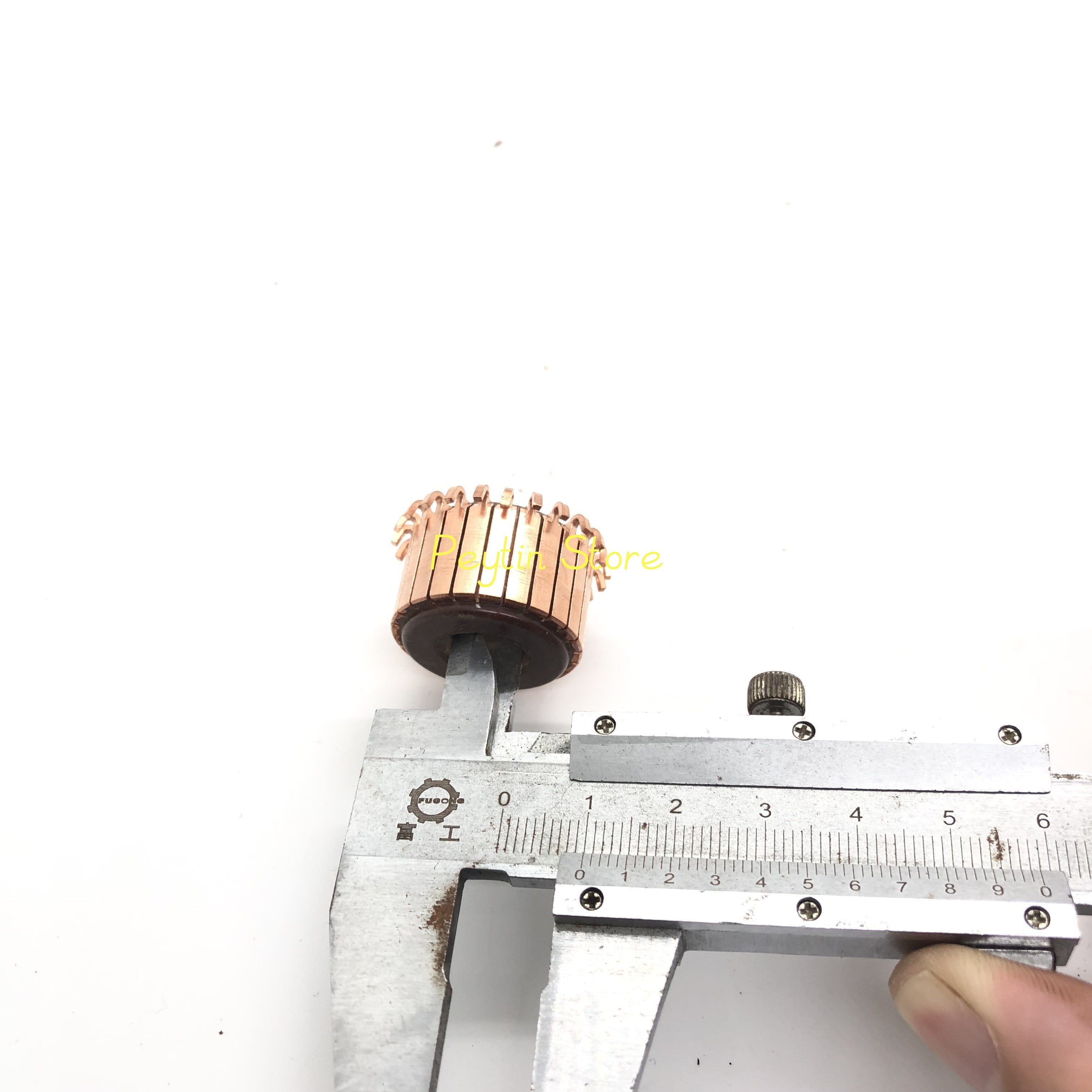 10Pcs 10x15x25.5mm 24P Hook Type Copper Bars Electric Motor Commutator