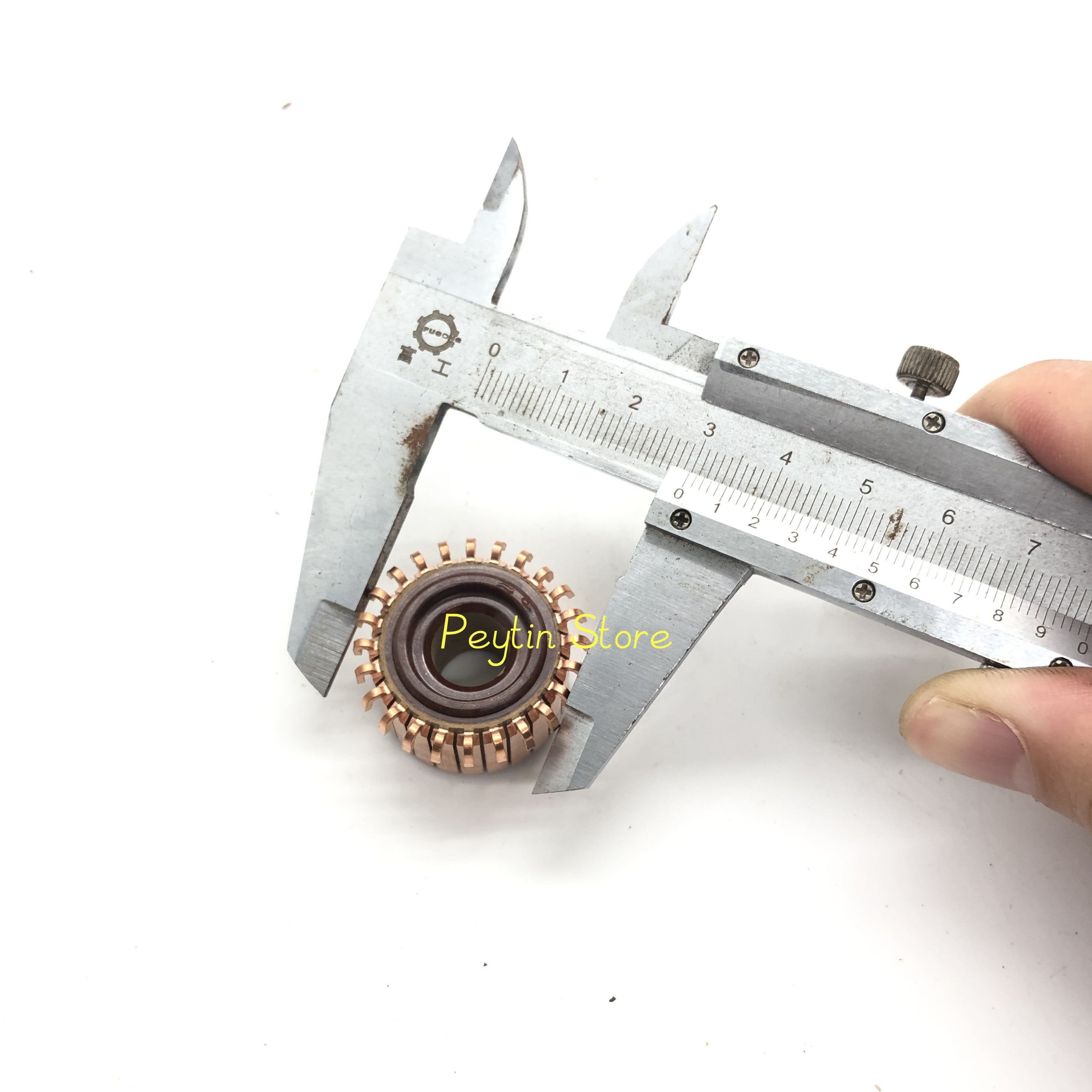 10Pcs 10x15x25.5mm 24P Hook Type Copper Bars Electric Motor Commutator