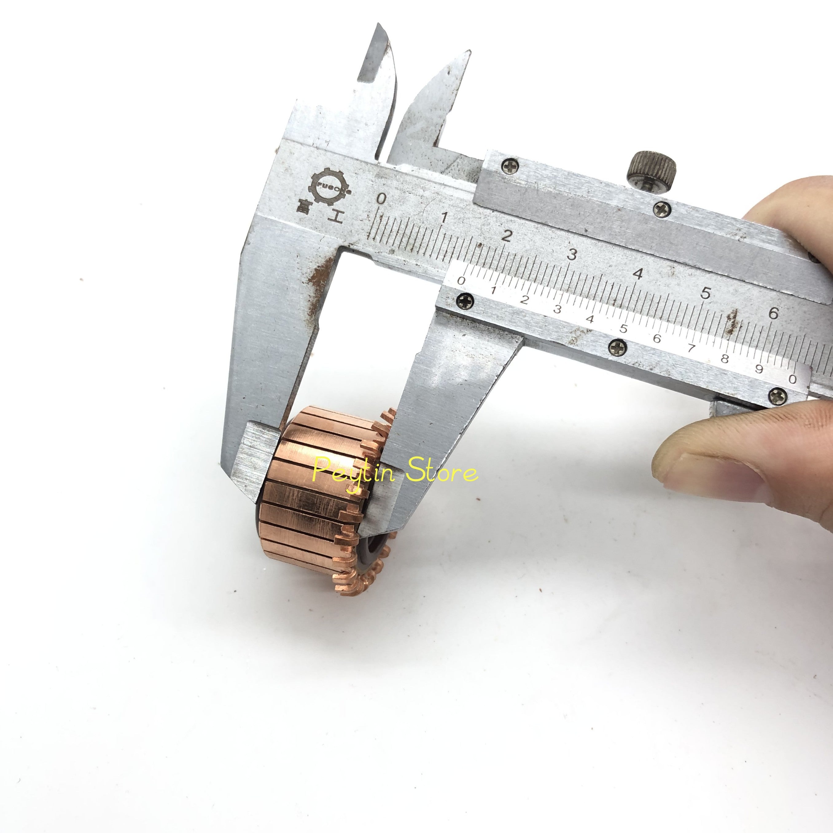 10Pcs 10x15x25.5mm 24P Hook Type Copper Bars Electric Motor Commutator